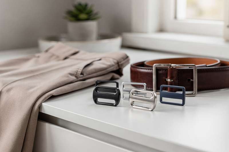 Una donna indossa una cintura decorativa con una spilla dorata, mostrando come abbinare accessori eleganti al look quotidiano.